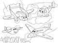 Altro Whiterock Imaginations wall Aeroplanes 1220m x 910mm